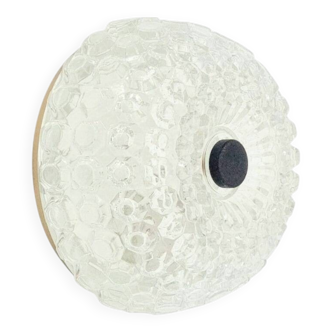 Mid-Century Diamond Glass Wall Light or Ceiling Light from Limburg, 1960s