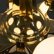 Rare Art Nouveau Chandelier by Emil Kralik for Vulkania, 1920s