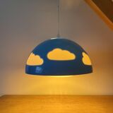 Vintage ikea Skojig blue pendant light