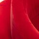 Red velvet Tatlin Sofa by Edra Italy