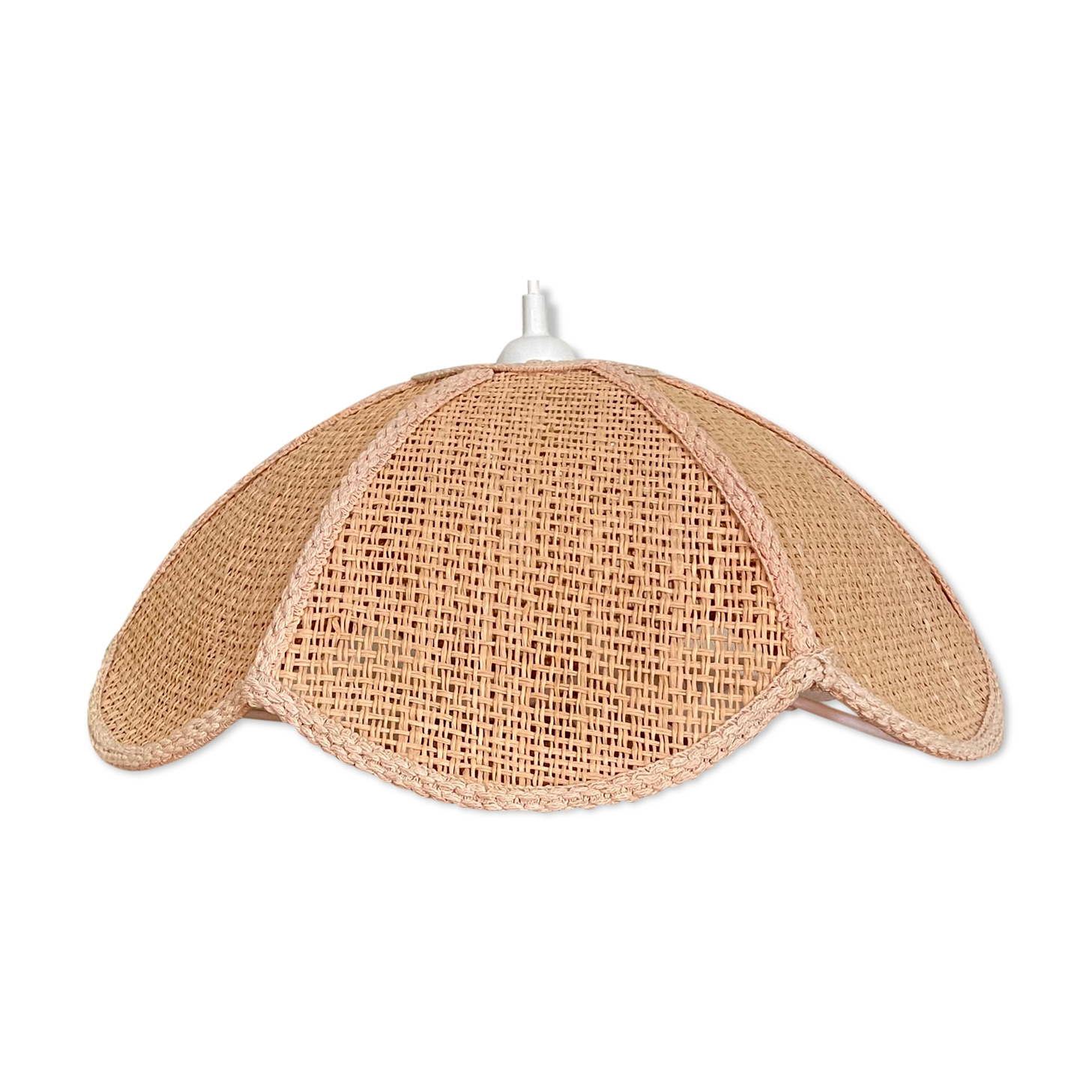 Suspension Rattan Vintage Rose Salmon