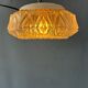 Vintage 30s flush mount glass ceiling lamp