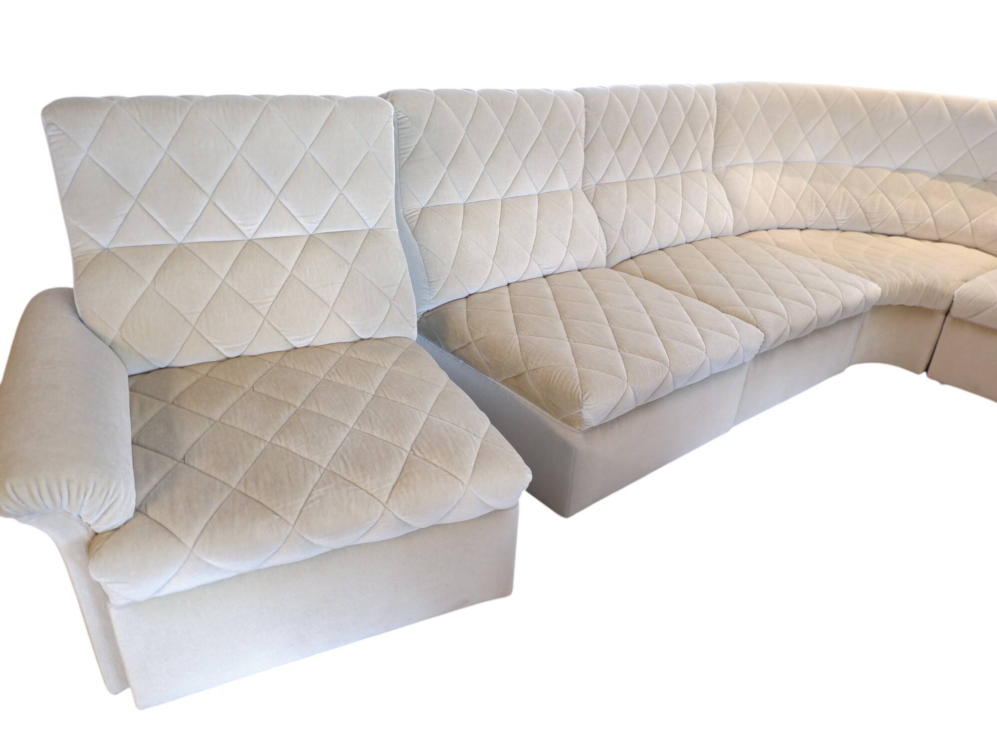 1970s vintage modular corner sofa