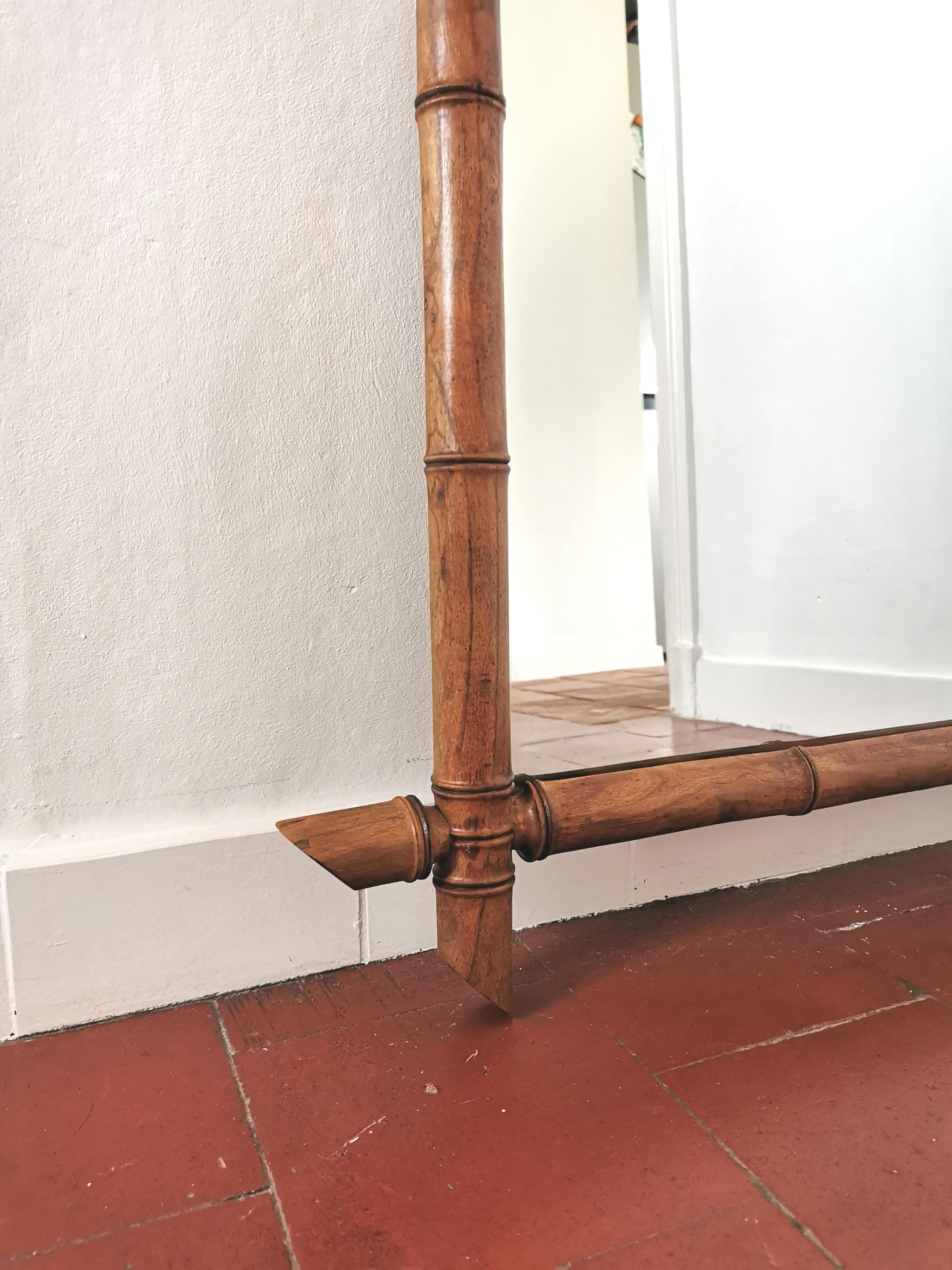 Large Bamboo Mirror 69x96cm