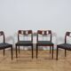 Mid-century Danish dining chairs from Uldum Møbelfabrik, Denmark, 1960s, set of 4
