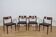 Mid-century Danish dining chairs from Uldum Møbelfabrik, Denmark, 1960s, set of 4