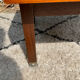Vintage bedside table from the 60s-70s in teak.