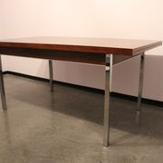 Table à manger extensible en bois de rose par Alfred Hendrickx, Belgique années 1950