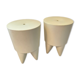 Duo of Bubu stools by Philippe Starck