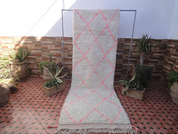 Beni ourain rug 284 x 93 cm