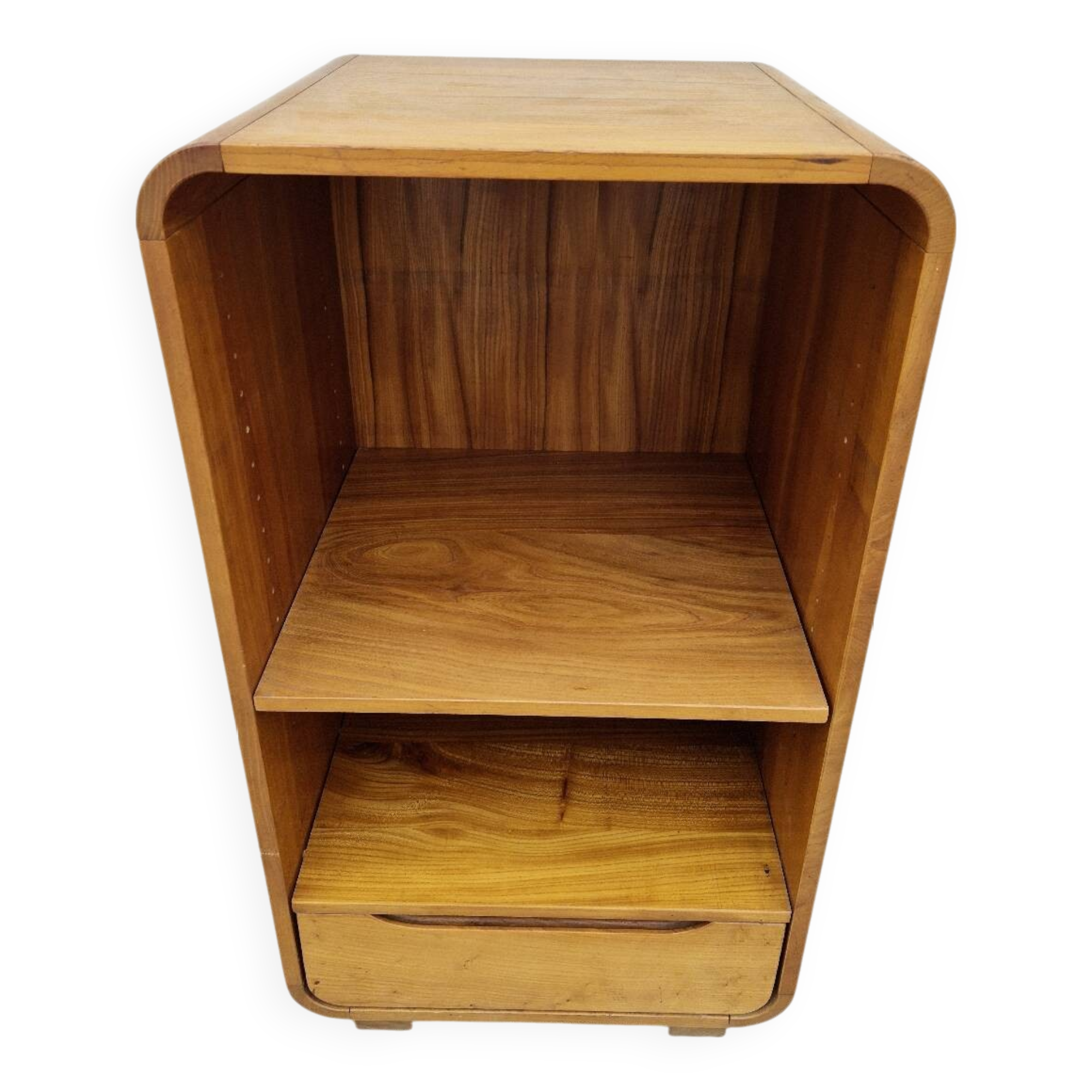 Maison Regain hi-fi storage unit in vintage elm