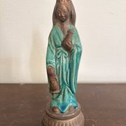Sculpture of Guanyin Kuan Yin Chinese Buddhist Buddha Qing China