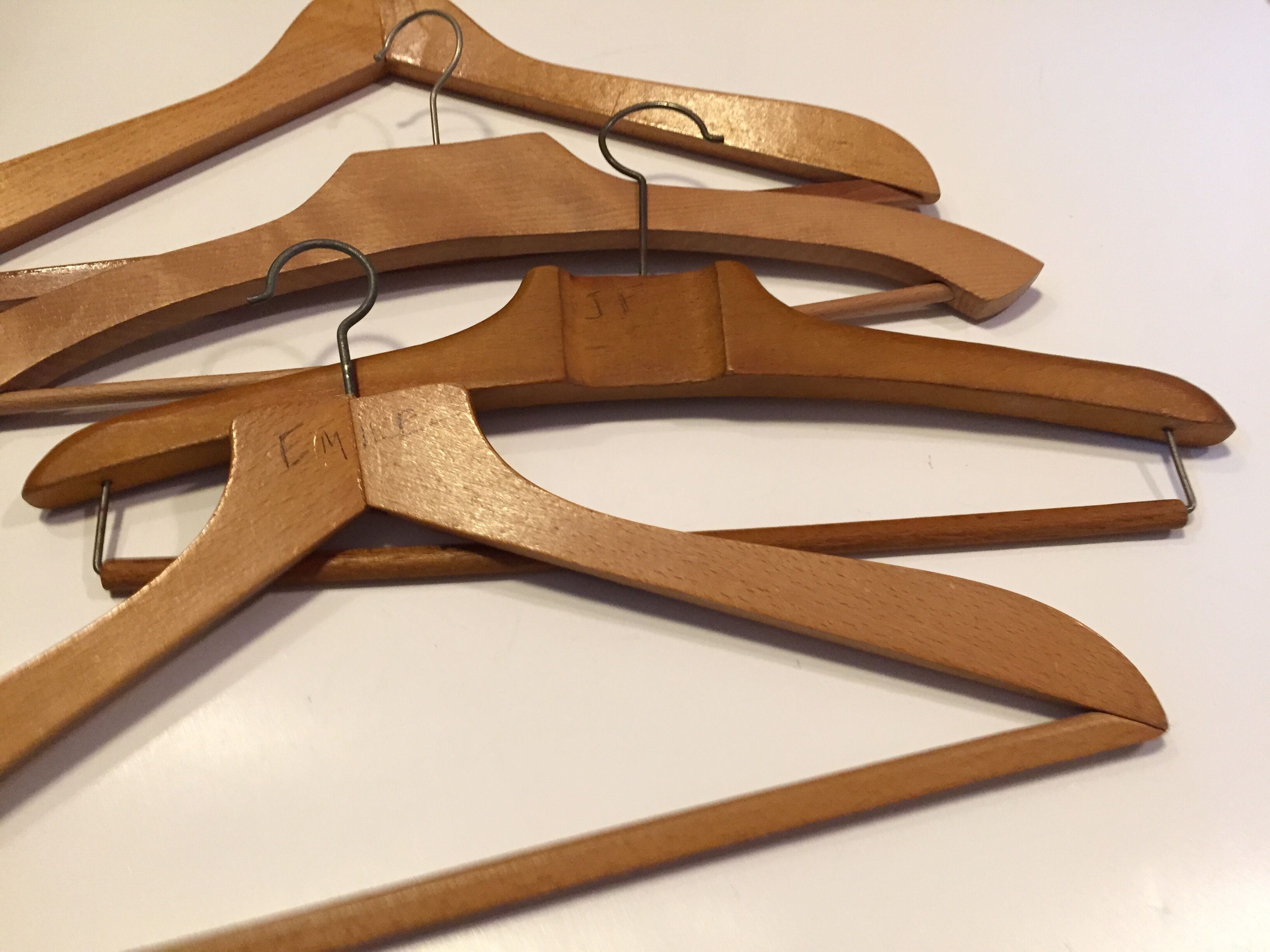 Set of 4 vintage emilie wooden circles – jf