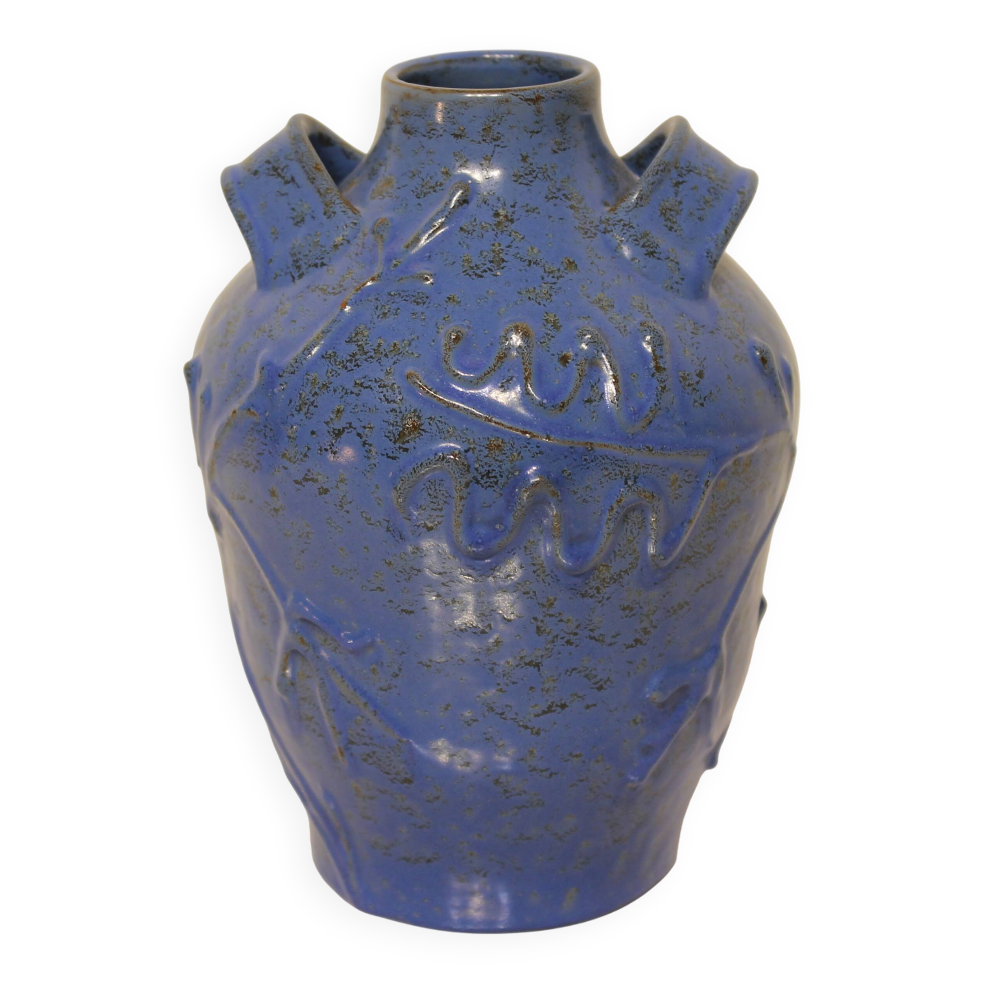 Vintage Scandinavian vase with handles