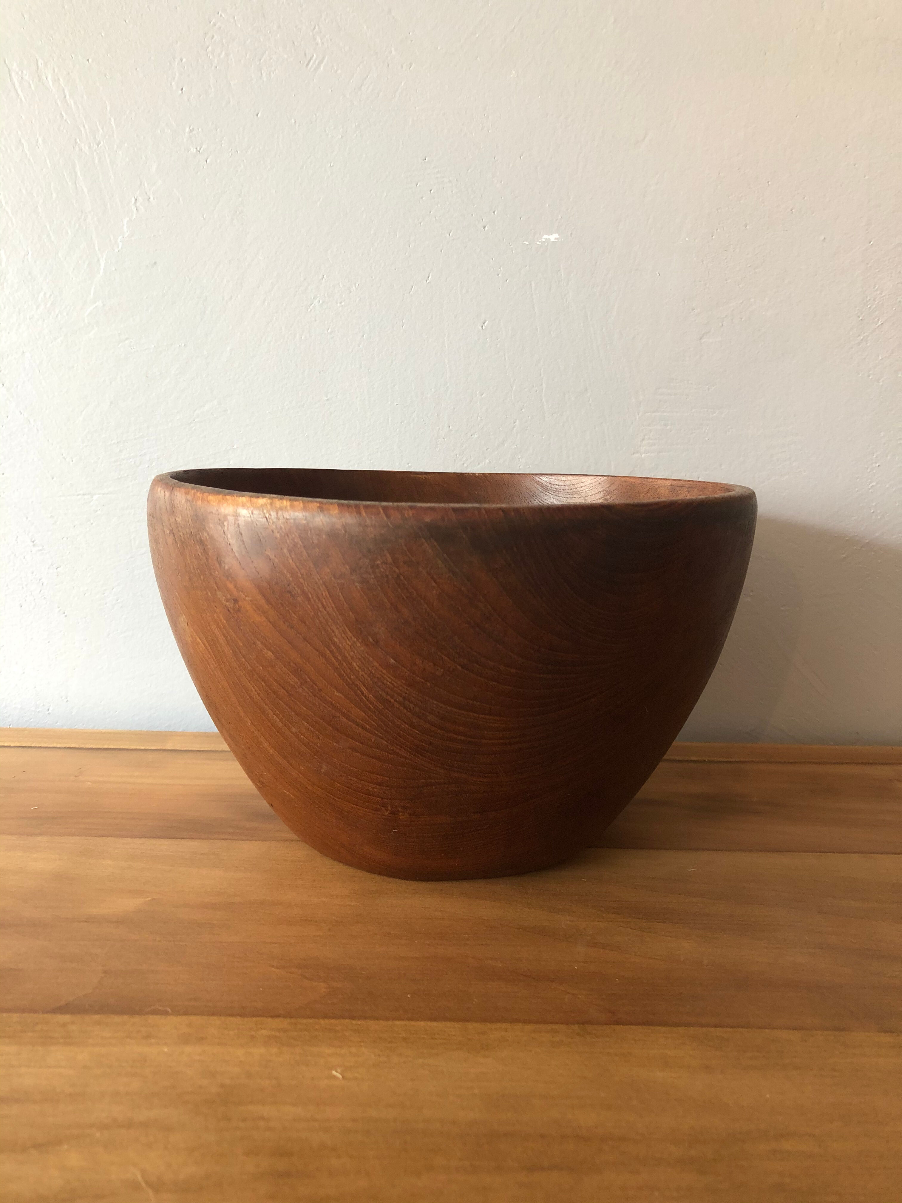 Teak bowl