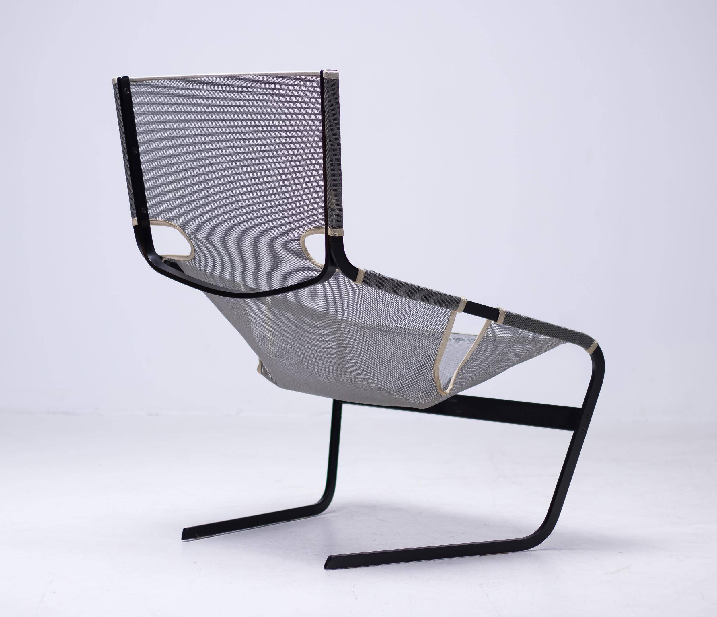 Pierre Paulin F-444 Lounge Chair by Artifort, 1960s - Assise en maille