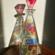 Carafe / vase multicolore italien