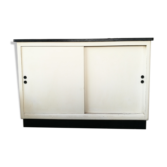 Vintage 1960s buffet, sliding doors