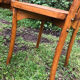 Trio chaises bistrot monobloc