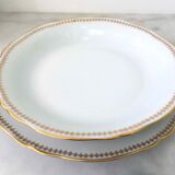 Plate service for 8 in Sologne porcelain