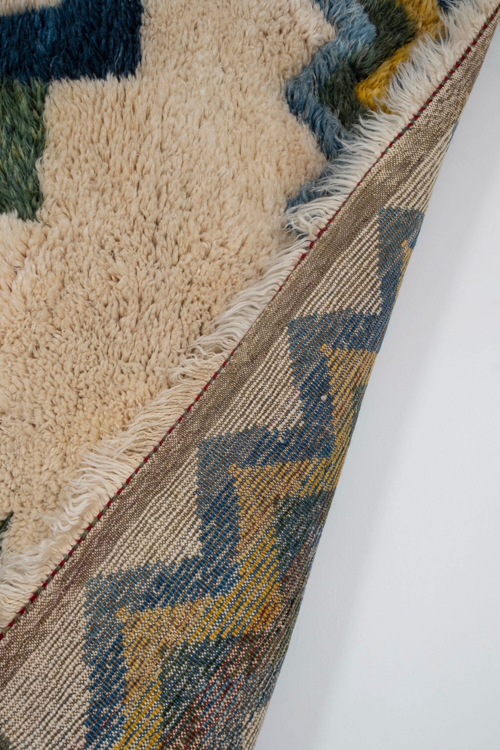 Vintage Turkish Mohair Tulu Rug 125 x 180 cm