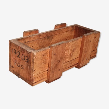 Boîte caisse en bois d'atelier industriel