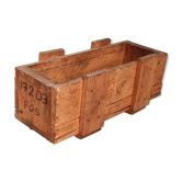Boîte caisse en bois d'atelier industriel