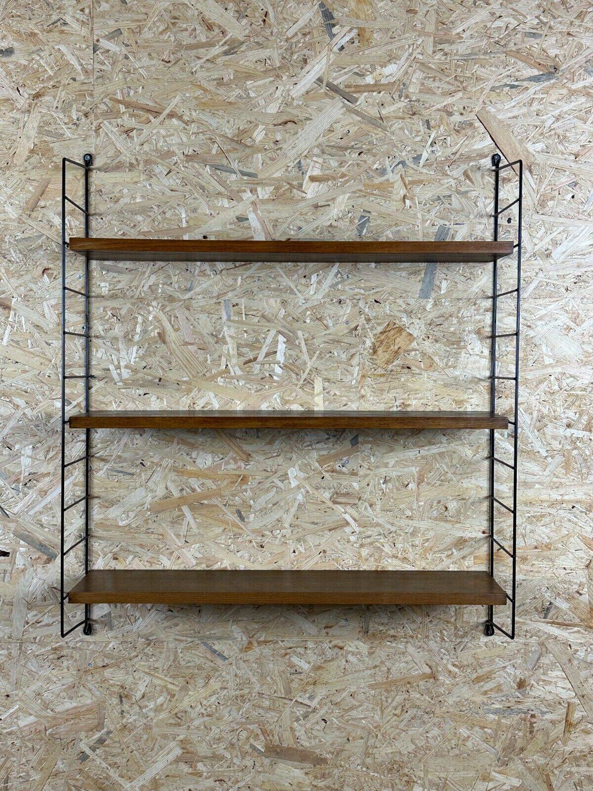 60s 70s oak string shelf module by Kajsa & Nils "Nisse" Strinning Sweden