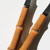 Vintage bamboo salad cutlery