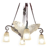 Degue art deco chandelier