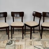 Set of four chairs TON Czechoslovakia 1960s