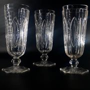 3 baccarat giant glasses 280ml m.à feuilles