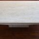 Travertine coffee table, 1980s