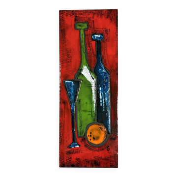 Ceramic wall decoration bottles Germany