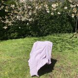 Tablecloth 100% Belgian linen and embroidered by hand