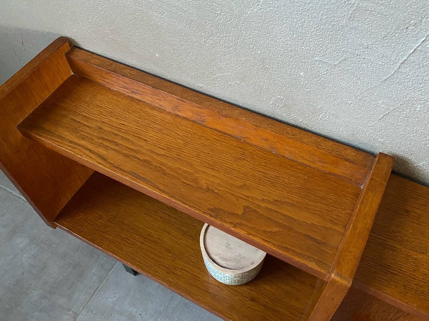 Vintage wooden sideboard from the 60s (shallow)