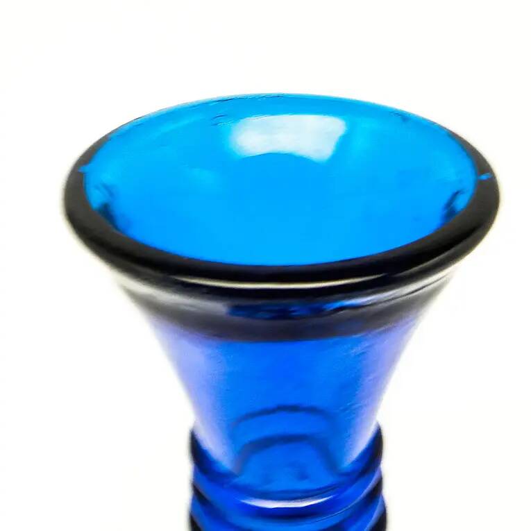Mid-century modern vase, cobalt glass, Sweden, 1970s