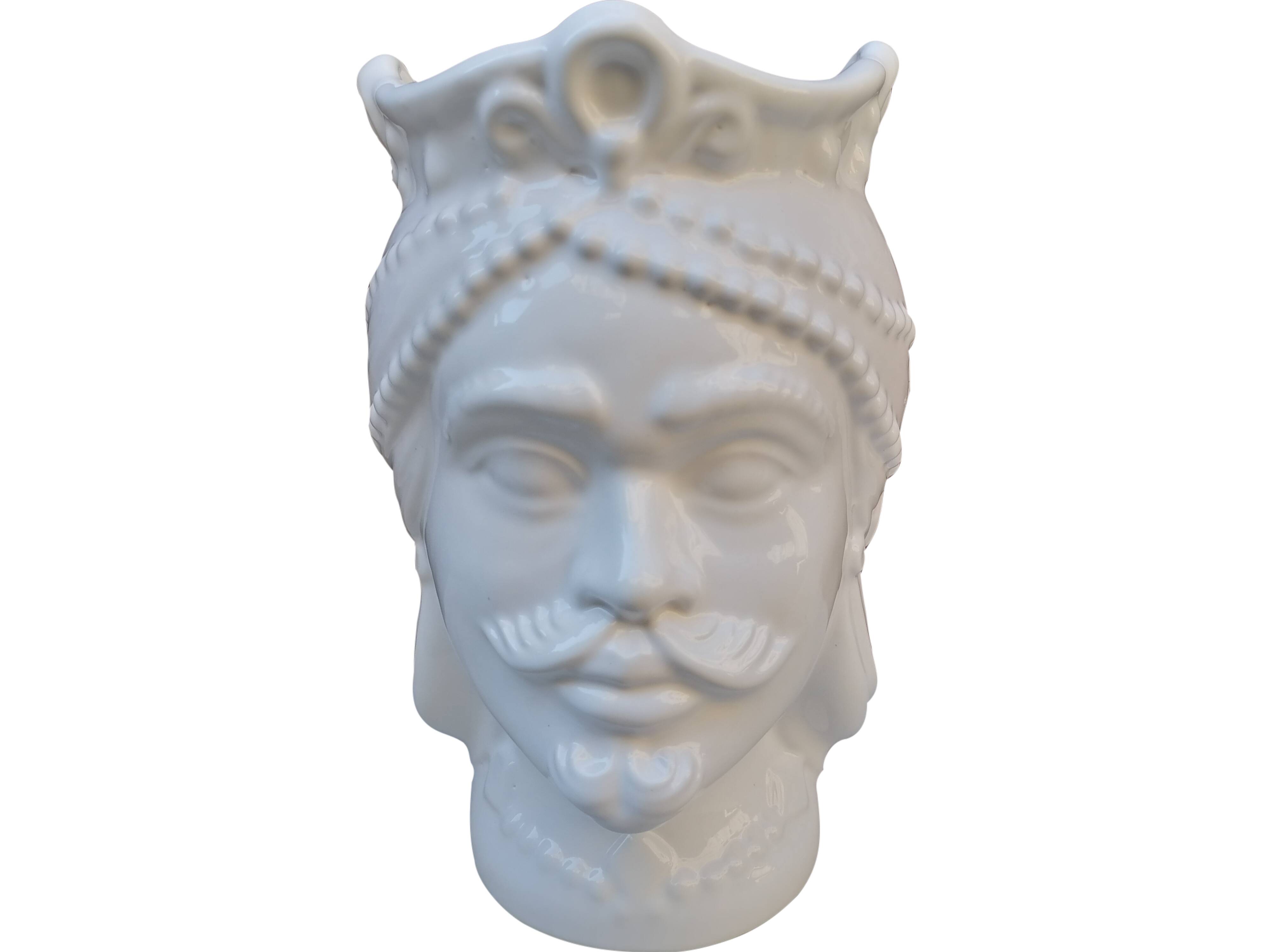 Sicilian ceramic head vases