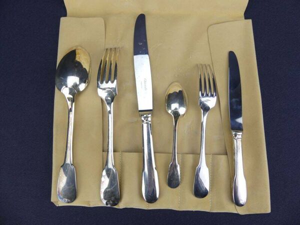 Christofle, Cluny, 6 trousses de 6 couverts