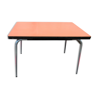 Formica table orange