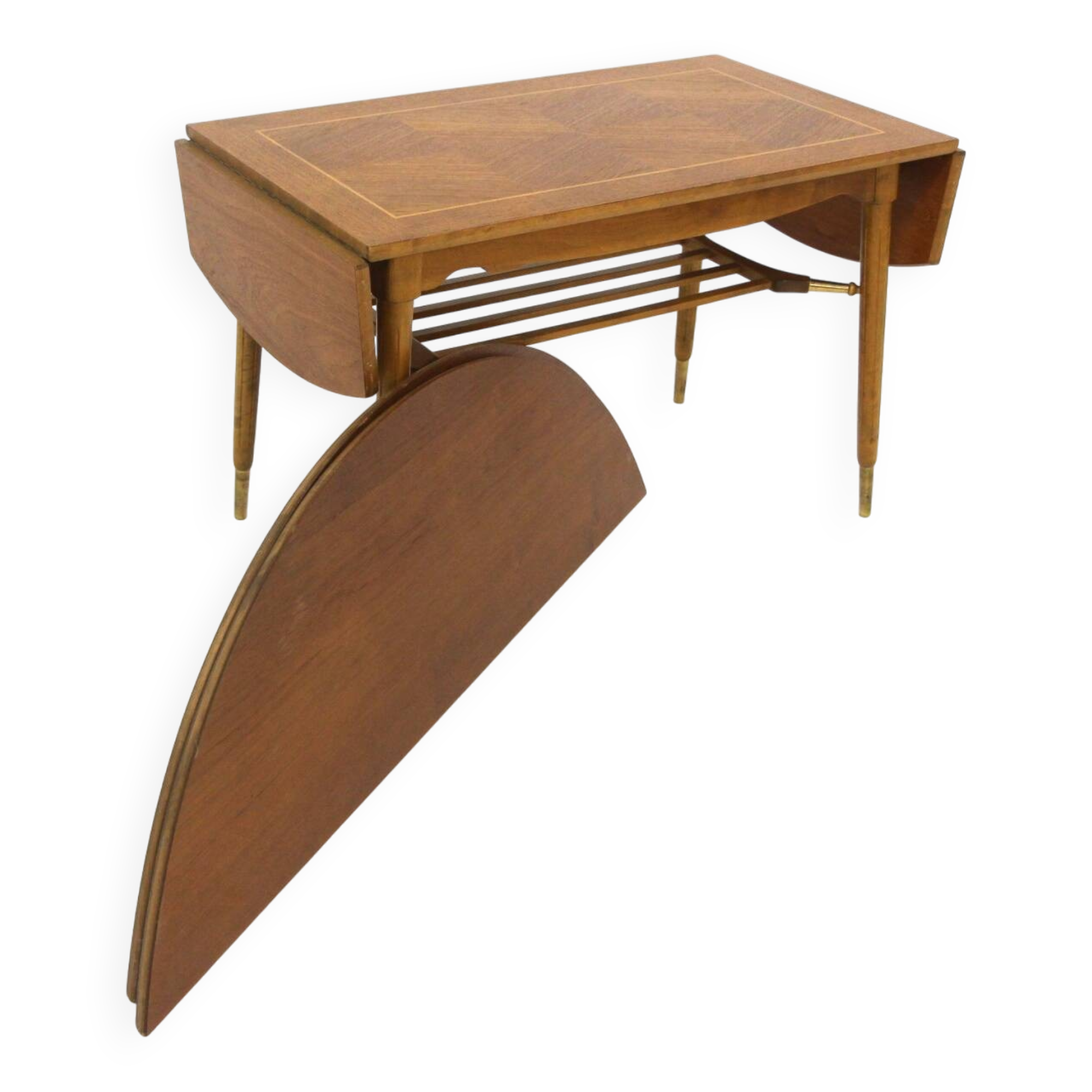 Extendable teak coffee table, Swedish Modern, Sweden, 1940