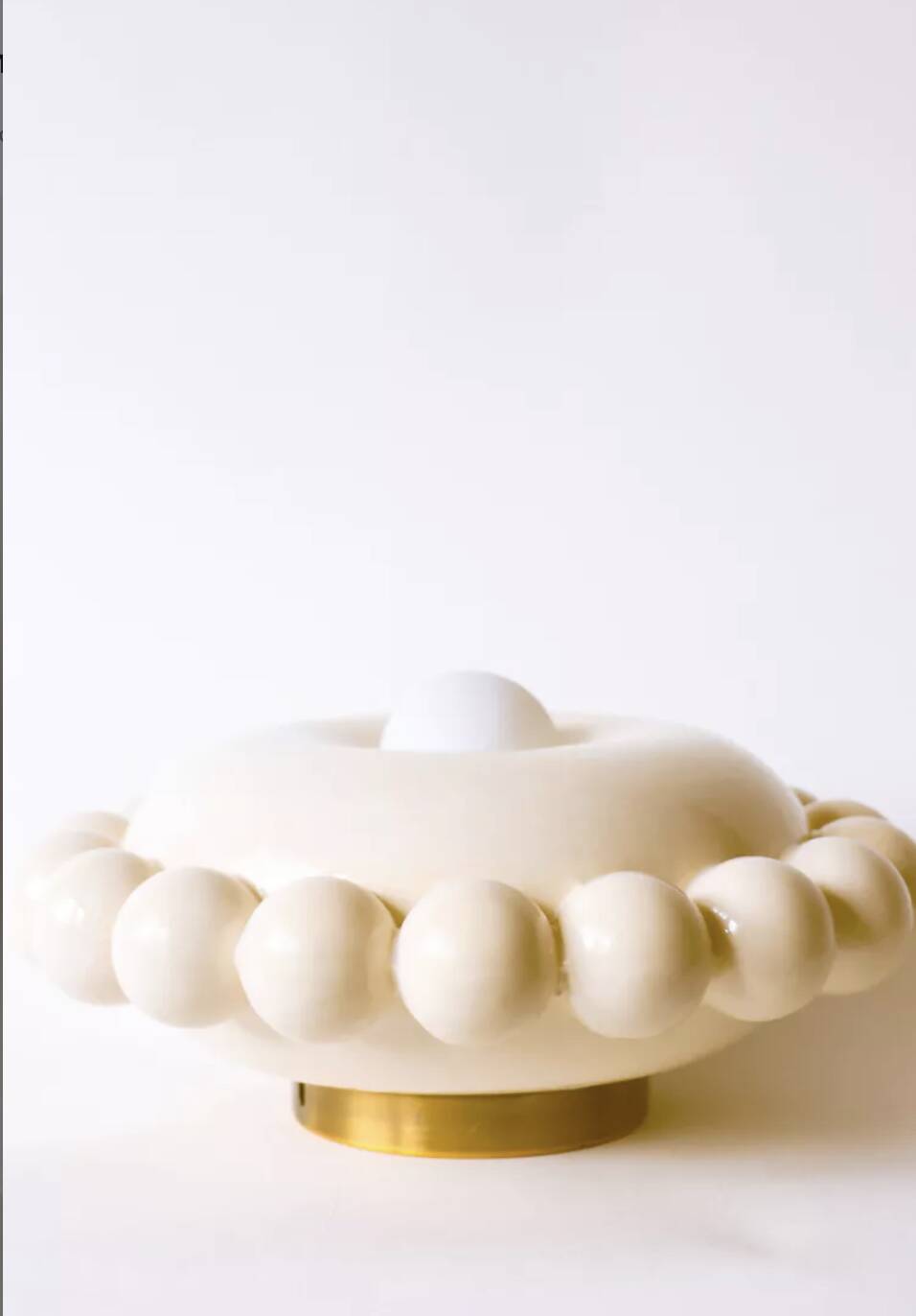 Luna Small Butter Wall Lamp