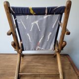 Antique folding chair, child