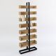 Severin-1 wooden and metal design bookshelf