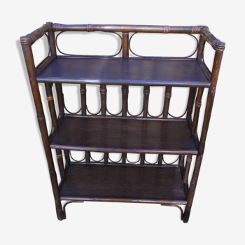 Rattan shelf