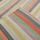 Green Striped Turkish Vintage Kilim Rug, 167x298Cm