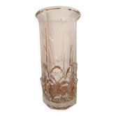 Transparent glass vase, 1970s