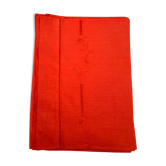 Orange linen sheet
