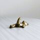 Towel rack - metal bear coat rack.