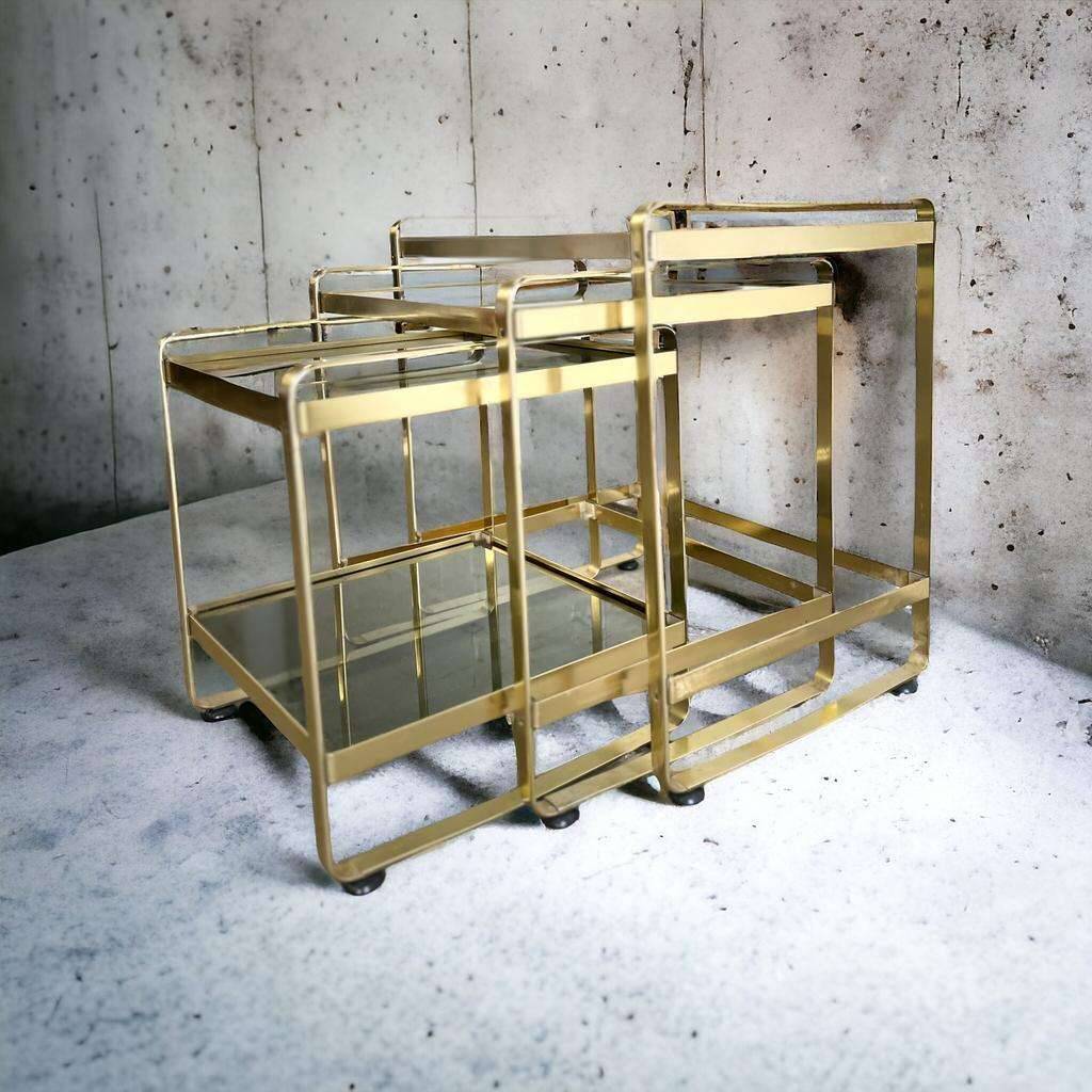 Set of 3 vintage nest of tables/side tables